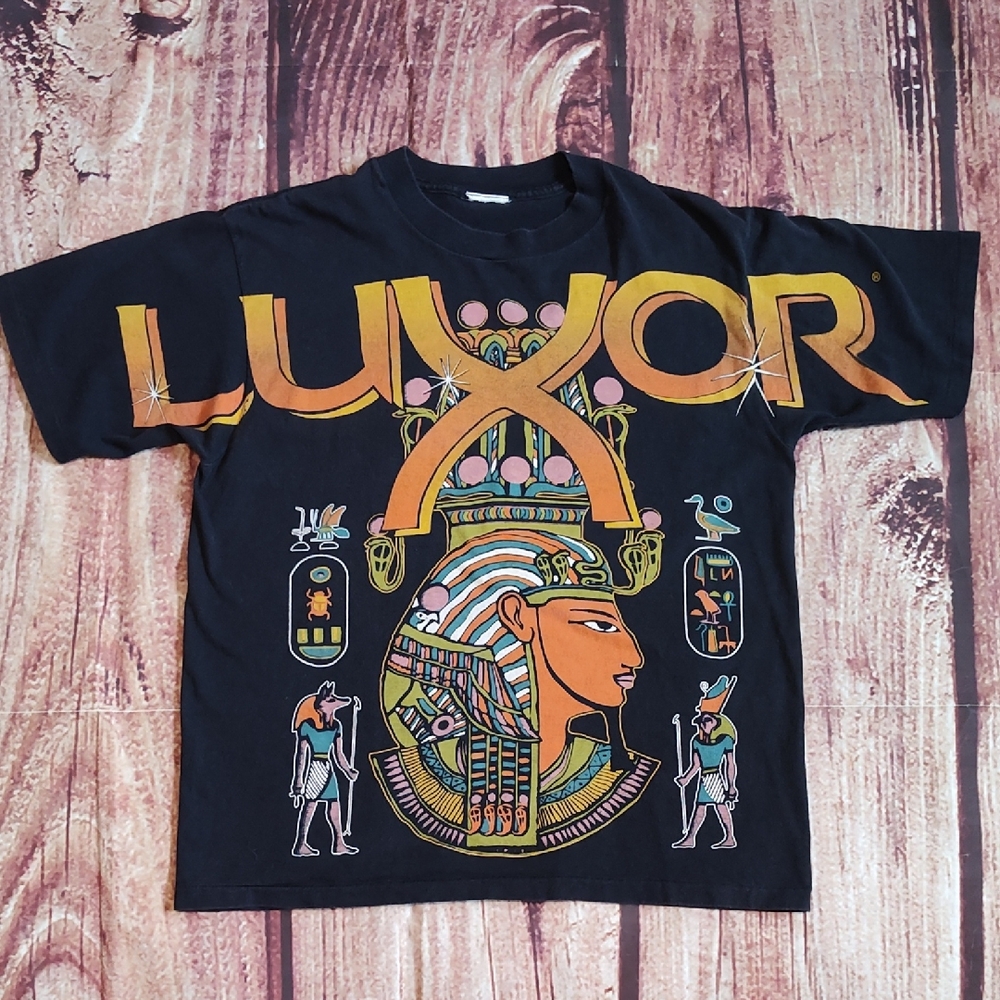 Vintage Luxor Hotel and Casino Single Stitch Pyramid collection USA Made Shirt
